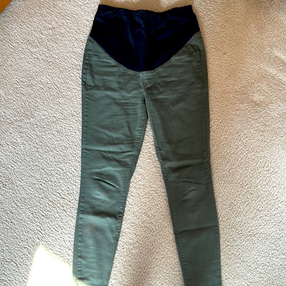 Maurices over the belly maternity jeggings